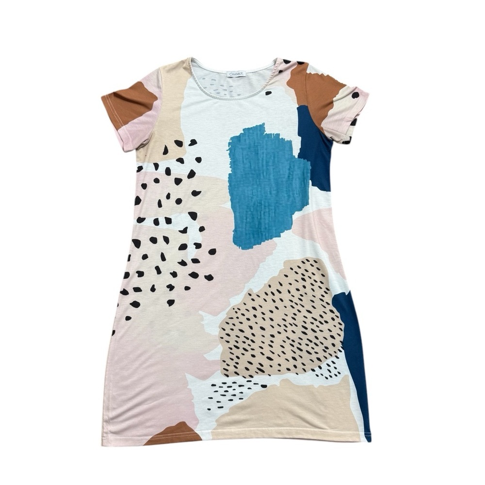Abstract Patterned Dress-
Women’s size Med.‎ EUC